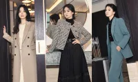 Học ngay Song Hye Kyo cách mix đồ đơn sắc cho mùa Đông vừa &quot;hack dáng&quot; vừa sang chảnh