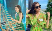 Miss World: Hoa hậu Đỗ Thị Hà chơi đàn T’Rưng ca khúc nào ở vòng 2 của phần thi Tài năng?
