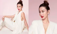 Mặc trang phục cắt xẻ táo bạo, Miss Grand Thùy Tiên khoe nhan sắc ngày càng thăng hạng
