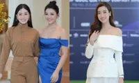 Hoa hậu Đỗ Mỹ Linh đẹp rạng rỡ trong bộ váy được yêu thích nhất showbiz Việt đầu năm nay