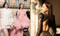 Ngắm Hoa hậu Lương Thùy Linh và Á hậu Phương Anh đọ dáng trong loạt thiết kế cao cấp