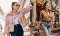 Lý Nhã Kỳ &quot;hack tuổi&quot; với loạt trang phục trẻ trung trên đường phố châu Âu