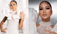 Hoa hậu H&apos;Hen Niê khoe nhan sắc ấn tượng với chiếc váy lấy cảm hứng từ hoa cà phê
