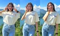 Hoa hậu Thùy Tiên khoe loạt ảnh đáng yêu, hướng dẫn cách tạo dáng không nhàm chán