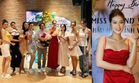 Hoa hậu Thiên Ân đón sinh nhật tuổi 23 ngọt ngào cùng hội chị em Hoa - Á hậu