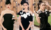 Tăng Thanh Hà, Ninh Dương Lan Ngọc và dàn người đẹp kiêu sa với sắc đen