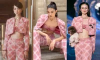 Mặc lại set đồ từng được Hoa hậu Bảo Ngọc và Ý Nhi diện, Á hậu Minh Kiên khoe vẻ đẹp lạ