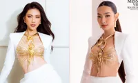 Hoa hậu Thùy Tiên và Quỳnh Hoa đụng hàng thiết kế &quot;nữ thần rắn&quot;, ai nổi bật hơn?