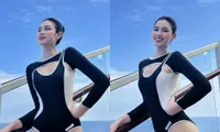 Hoa hậu Đỗ Thị Hà khoe ảnh áo tắm giữa mùa Đông, fan gửi ngay link mua đồ y chang