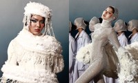 Tú Hảo kết hợp Phạm Thoại trong bộ ảnh thời trang, tái hiện ồn ào &quot;chen hàng thảm đỏ&quot;