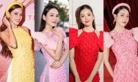Mẫu áo dài được yêu thích nhất Tết Giáp Thìn: Có tới hơn 10 người đẹp &quot;đụng hàng&quot;