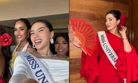 Miss Universe 2024: Ý nghĩa bộ áo dài đỏ Kỳ Duyên mặc khi đặt chân tới Mexico