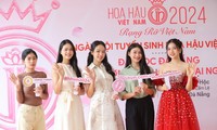 Hoa hậu Thanh Thủy cổ vũ thí sinh dự Ngày hội Tuyển sinh Hoa hậu Việt Nam 2024