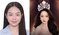 Hoa hậu Thanh Thủy gây “bão mạng” với bức ảnh thẻ xin visa 