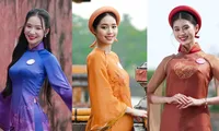 Ngắm Top 25 Hoa hậu Việt Nam 2024 đẹp dịu dàng trong bộ ảnh áo dài tại Huế