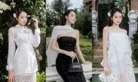Hoa hậu Thanh Thủy đẹp tựa đóa hoa sớm mai trong bộ ảnh thời trang mới nhất