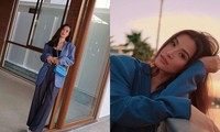 Đông Nhi &quot;xả vai&quot; mẹ bỉm sữa, lên đồ như tổng tài quyền lực đi &quot;check-in&quot; nhà mới
