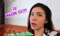 Siêu mẫu Minh Tú tự làm tóc tại nhà, kết quả thế nào mà lại tự &quot;quay xe&quot; cực gắt?