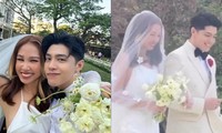 Không phải Mai Phương Thúy, Noo Phước Thịnh khoác tay cô gái lạ vào lễ đường