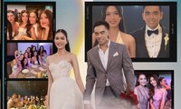 &quot;Tinh hoa hội tụ&quot; tại đám cưới Á hậu Phương Anh: Thùy Tiên, Hoàng Phương đẹp rạng rỡ