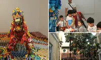 Triển lãm &quot;Kẻ nguyên nhựa&quot;: Tái sinh đồ chơi nhựa cũ xịn, góc check-in độc lạ