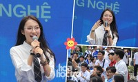 MC Khánh Vy giao lưu khiến teen mê tít, 