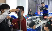 Teen &quot;mờ ê mê&quot; lớp học trải nghiệm Khí động học và Xe tự hành bám làn đường