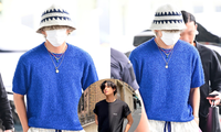 V (BTS) lộ diện màu tóc mới, thông tin ra nước ngoài đóng phim có phải sự thật?