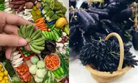 Cô nàng yêu bếp mở &quot;sạp rau củ quả mini&quot; bằng đất sét khiến cộng đồng mạng trầm trồ