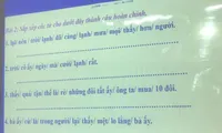 Bài tập Tiếng Việt của sinh viên Trung Quốc khiến netizen &quot;xoắn não&quot;, đáp án đúng là gì?