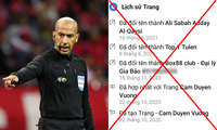 Netizen &quot;tấn công&quot; Facebook trọng tài bắt trận Việt Nam - UAE, ai ngờ là tài khoản pha-ke!