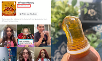 Trend &quot;Thử thách mật ong đông lạnh&quot; trên TikTok: Tưởng vui nhưng ẩn chứa nhiều nguy hiểm