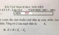 Giáo viên phát phiếu bài tập cho học sinh, xem phần điền tên khiến tất cả &quot;rơi nước mắt&quot;