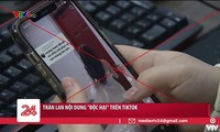 Bản tin của VTV24 về những nội dung &quot;độc hại&quot; trên TikTok: Gương mặt nào bị réo tên?