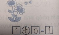 Học sinh Tiểu học đặt phép tính &quot;1+0=1&quot;, tưởng &quot;rõ như ban ngày&quot; nhưng vẫn gây tranh cãi