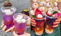 Đến hẹn lại lên, trà măng cụt trở thành đồ uống &quot;hot trend&quot; những ngày nắng thiêu đốt