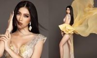 Á hậu Ngọc Thảo diện váy gam màu “tạo cú hích” trong họp báo Miss Grand International 2020