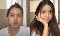 Hotgirl “Trứng rán cần mỡ” gây tranh cãi với clip dạy make-up mà đoạn cuối lại xài app
