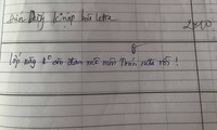 Lớp học không còn hứng thú với môn Toán, thầy giáo “bất lực” phê trong sổ đầu bài