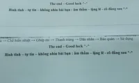 Đọc lời nhắn nhủ của giáo viên trên tờ đề kiểm tra, teen giật mình quay lại nhìn phía sau