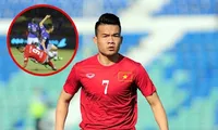 Sau khi đạp thẳng vào ống đồng khiến Hùng Dũng bị gãy chân, cầu thủ Hoàng Thịnh nói gì?