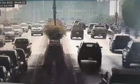 Bốn ô tô tông liên hoàn vào nhau trong hầm Thủ Thiêm.