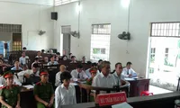 3 bị cáo tại phiên tòa. Ảnh: Tân Châu