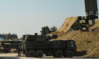 Hệ thống phòng không Pantsir-S1 tại căn cứ Khmeimim. Ảnh: Sputnik