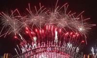 Pháo hoa trên cảng Sydney năm 2019. Ảnh: Getty