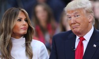 Phu nhân Melania và ông Trump. Ảnh: Getty