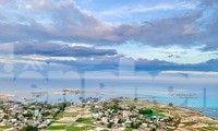 Một góc xã An Hải, huyện Lý Sơn, tỉnh Quảng Ngãi.