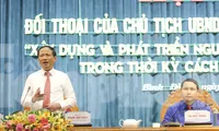 Chủ tịch UBND tỉnh Bình Định đối thoại với thanh niên về xây dựng, phát triển nguồn nhân lực trẻ