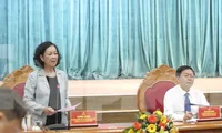 Thường trực Ban Bí thư Trương Thị Mai làm việc với Tỉnh ủy Bình Định
