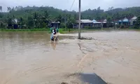 Hai hồ chứa nước lớn ở Bình Định bắt đầu điều tiết xả lũ